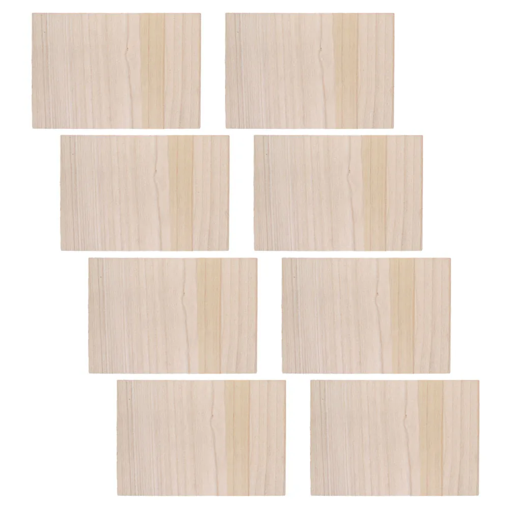 8Pcs Taekwondo Wood Breaking Board Karate Boards Wood Punching Boards Beginners Practice Training Performance Accessory