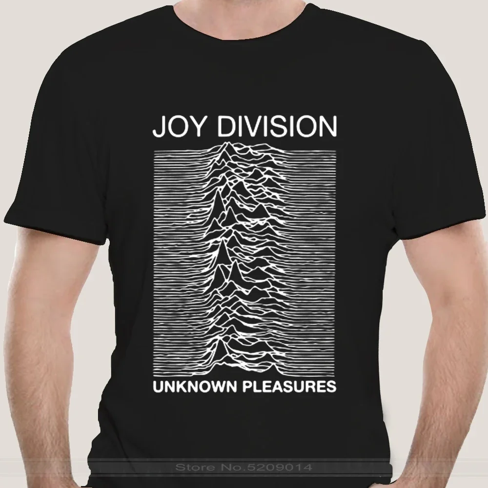 COSM STRING  cotton  men's T-shirts Joy Division Unknown Pleasure punk COOL T-shirt rock hipster t shirt tee shirts