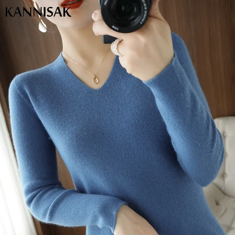 

Women Sweater 2023 Autumn Winter Bottoming Shirt Spring Long Sleeve Casual Slim Warm Sweaters Slim Fit Korean Fashion Pullover