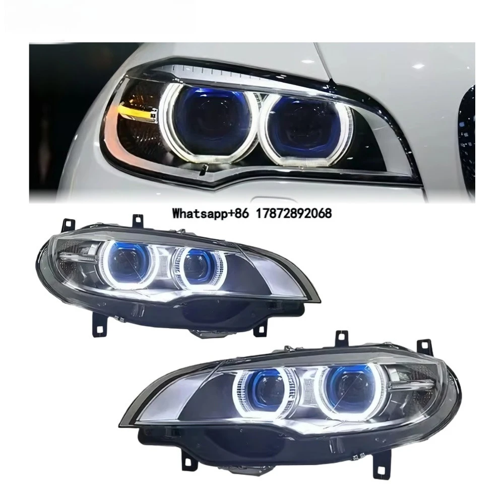 

Auto Car Lighting Systems LED Headlights for X6 E71 2008-2014 12V 24W 10000 Lumens Dual Beam Universal Fitment
