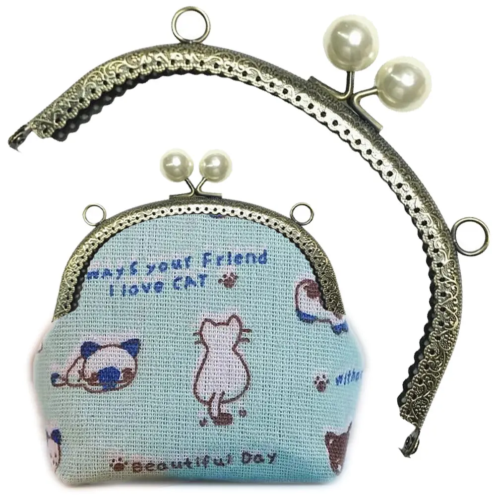 

10 шт. 16,5 см винтажные металлические рамки для сумок с застежкой-поцелуем, фурнитура для сумок, замки-защелки, ручки для сумок, аксессуары для сумок