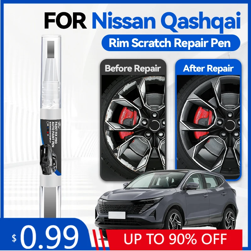 

Карандаш-корректор для колесных дисков Nissan Qashqai 2006-2025 J10 J11 J12, средство для ремонта царапин, аксессуар для самостоятельного ремонта авто