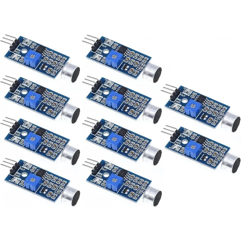 5-10PCS 3pin Voice Sound Detection Sensor Module Intelligent Smart Vehicle Robot Helicopter Airplane Aeroplane Car for Arduino