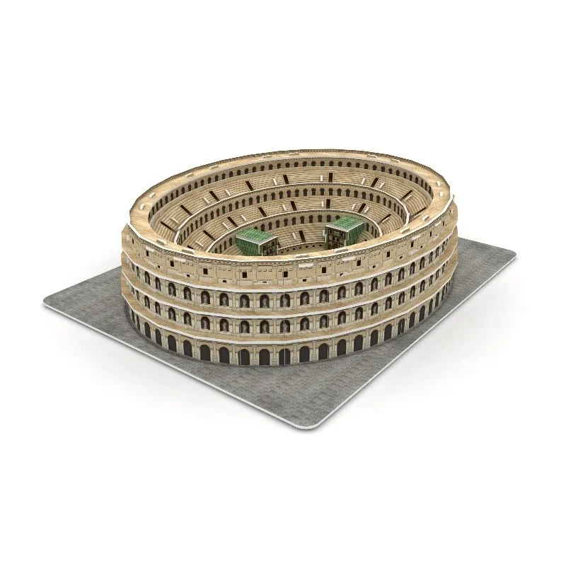 Children's handmade educational toys World famous building Colosseum 3D puzzle toys