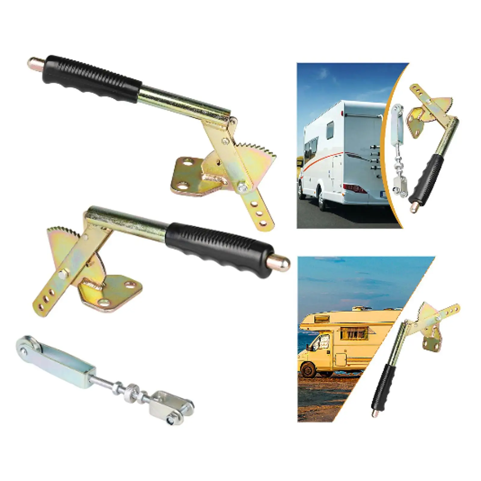 Professional Trailer Hand Brake Lever Galvanized Wearproof Antislip Handle for RV Car Vehicle Bike