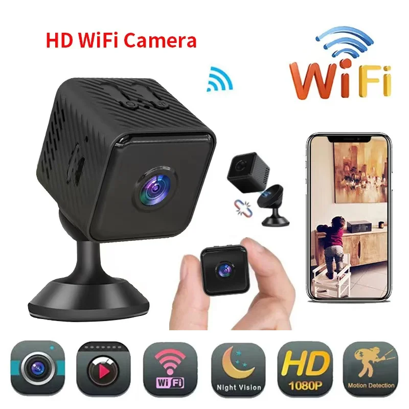 1080P HD Mini Wifi Camera Night Vision USB Surveillance Camcorder Security Protect Wireless Webcam Micro Recorder Motion Sensor