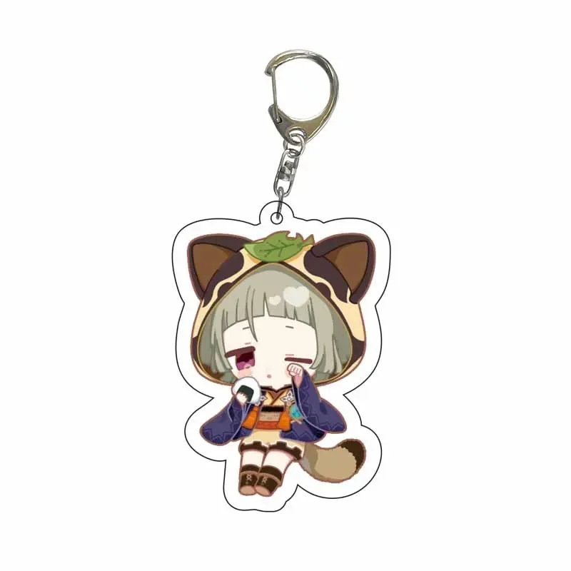 Cute Genshin Impact Acrylic Keychains