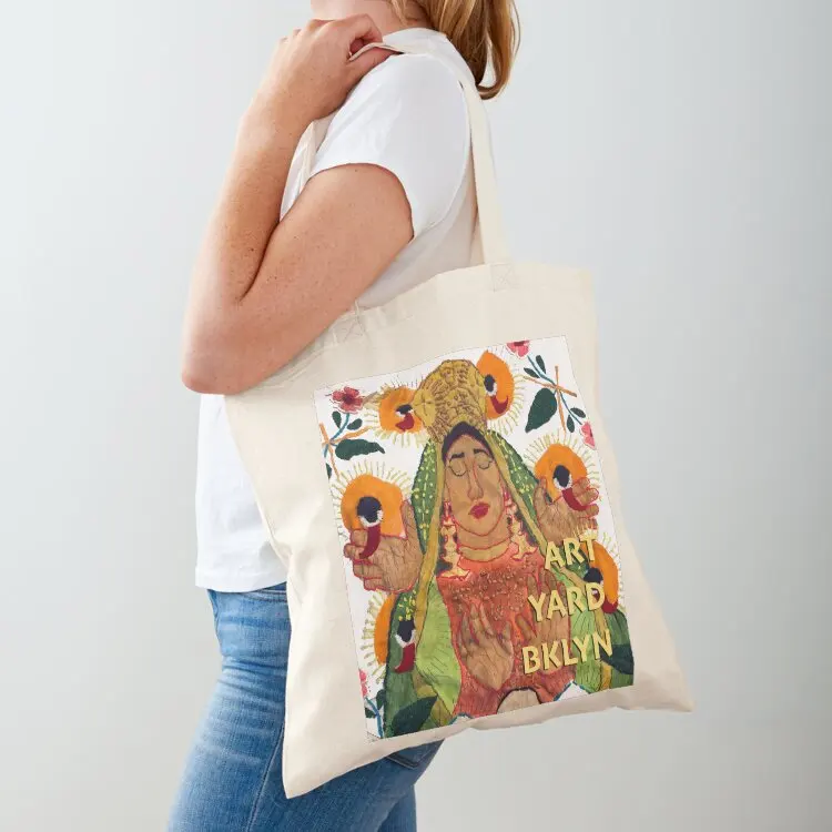 

ART YARD BKLYN Protege Tonantzin by Elizabeth Morales Romero Tote Bag tote bag men's handbag reusable shopping bags