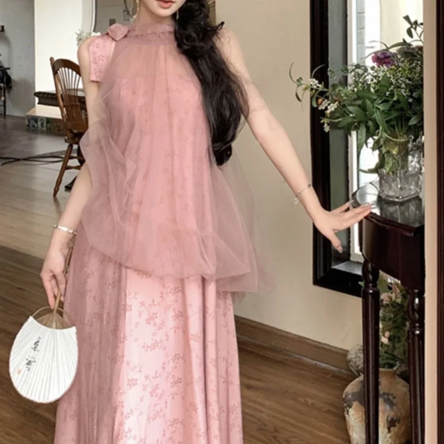 Vestidos femininos exclusivos outono inverno manga comprida chiffon plissado faixas folho babado em camadas flutter balançando flowy elegante sexy