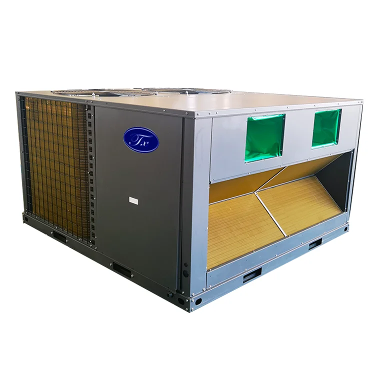 15 тонн промышленного кондиционера R410a на крыше в упаковке для музея