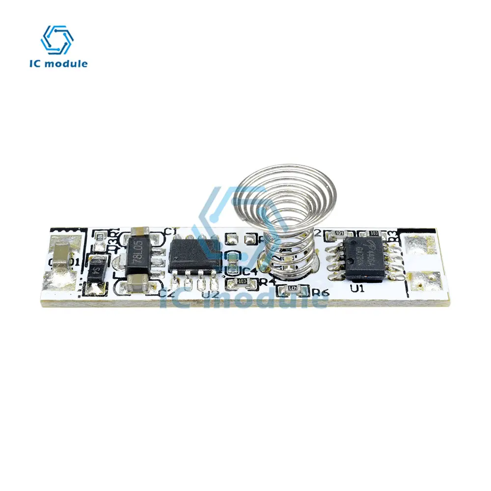 Smart Switch 9V-24V Touch Switch Capacitive Sensor Module Control Lamps Active Components 30W 3A   Hard Light Controller