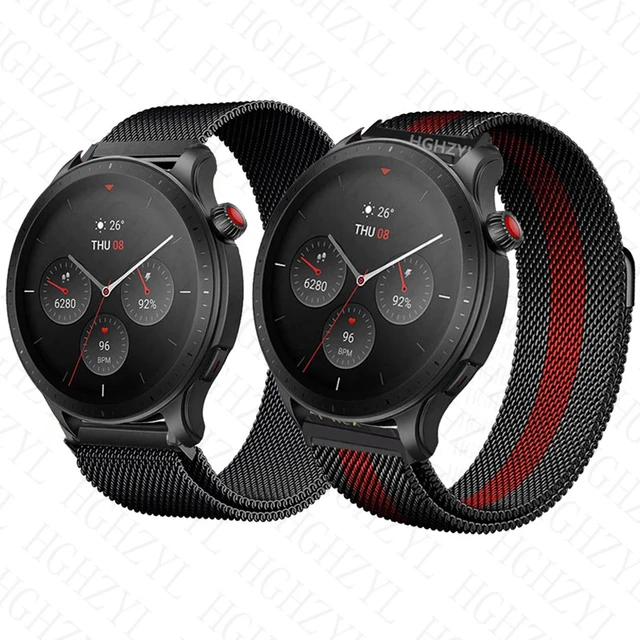 22mm Magnetic strap For Amazfit GTR 4 3 2 2e Smart Watch Band Wriststrap  Bracelet Correa