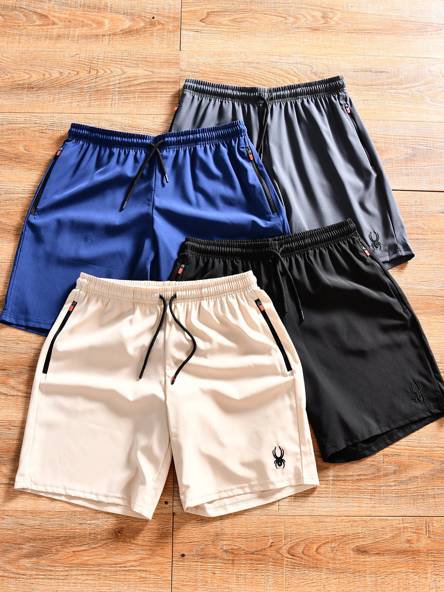 Quick Dry Outdoor Sports Men's Shorts Breathable Moisture Absorption Embroidery Technique Casual All Match Summer Shorts