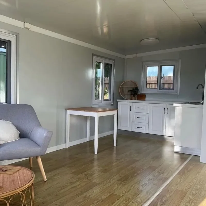 접이식 컨테이너 하우스, 확장형, 휴대용 조립식 주택, 40피트 높이, 고급 디자인, 사무실 공간 절약형 이동식 주거