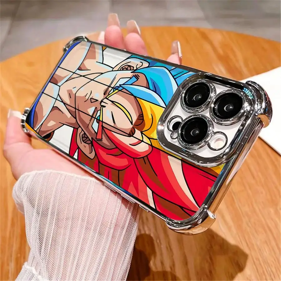 Soft Cover Handyhülle für Apple iPhone 12 11 16Plus 11Pro 14 Pro 13 16 15Pro Max 15 Dragon Ball Saiya