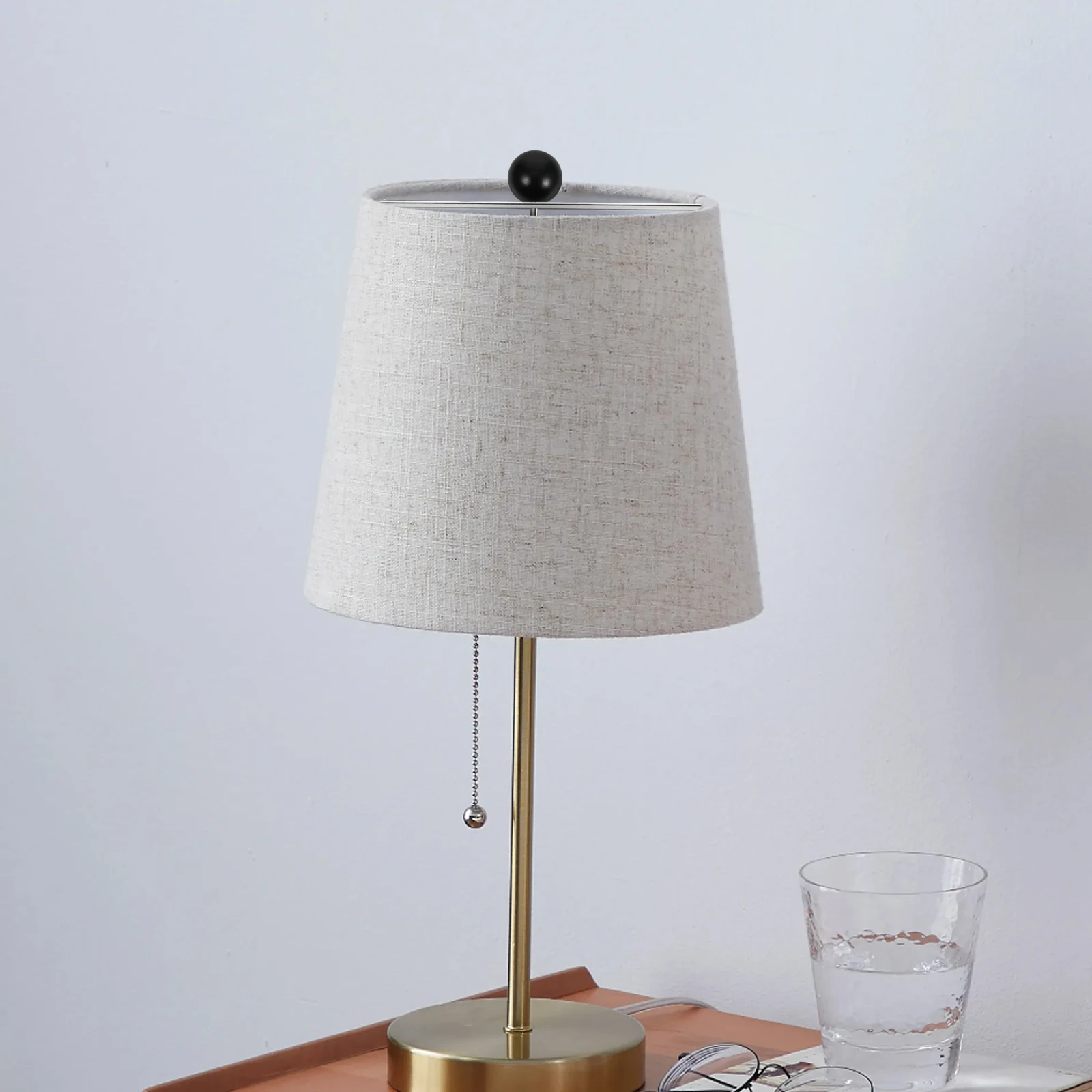 

Metal Desk Lamp 1/4-28 Finial Decorative Topper Iron Material Interchangeable Shades Durability Lamp Shade Holder Finials Caps