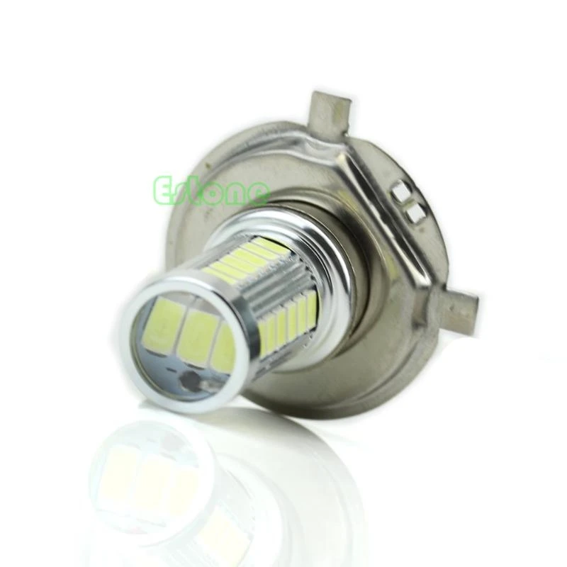 Vehicle Light Bulb Replacement White LED Bulb 12V H4 33-LED Bulbs Vehicle Light Assembly Bulb