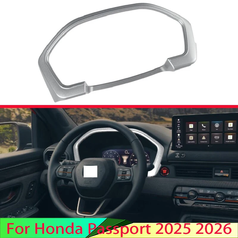 

Для Honda Passport 2025 2026, автомобильные аксессуары, ABS, жемчужно-хромированная внутренняя приборная панель, отделка