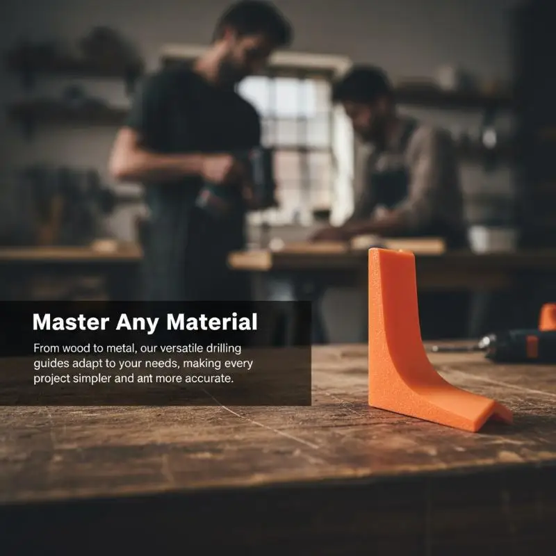 

3Pcs Drilling Guide Rail Vertical Square Positioning Artifact V-shaped Groove Fitting Design Wear-resistant And Durable