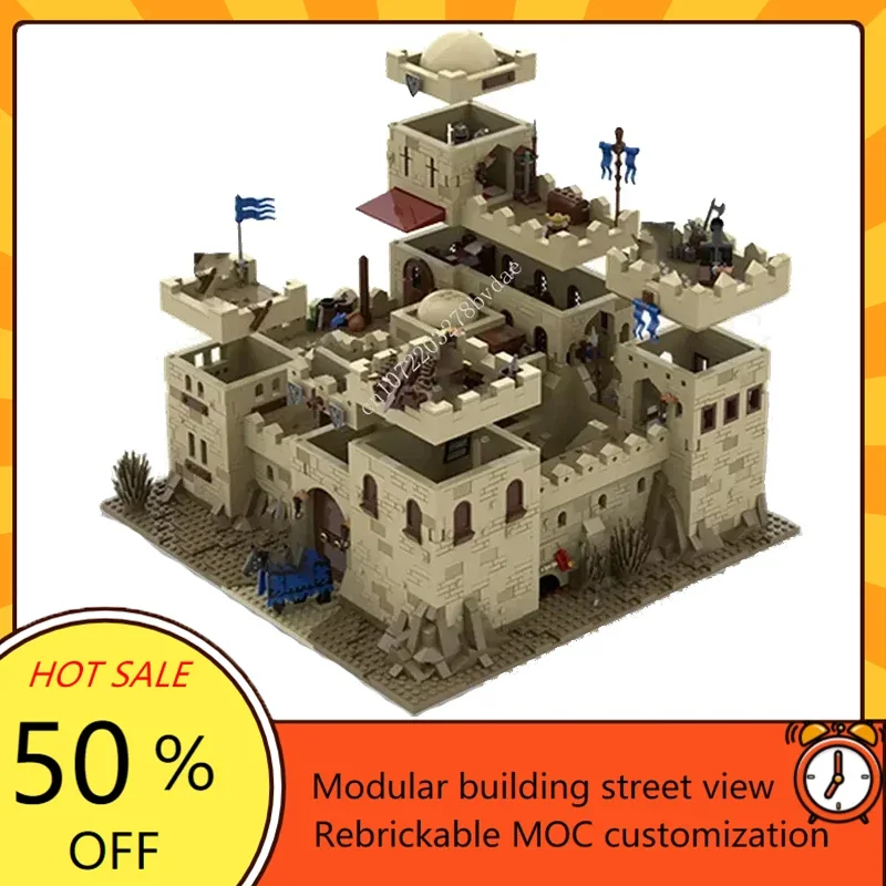 4092 Uds. Bloques de construcción Moc clásicos Castillo del desierto Falcon ladrillos técnicos DIY montaje juguete de construcción para niños regalo de vacaciones