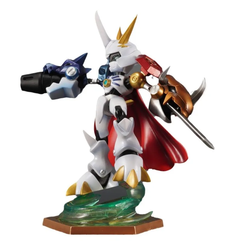Digimon Adventure Royalknights Series Omegamon versión Q figuras en miniatura de juguete coleccionar adornos periféricos de animé regalos de cumpleaños