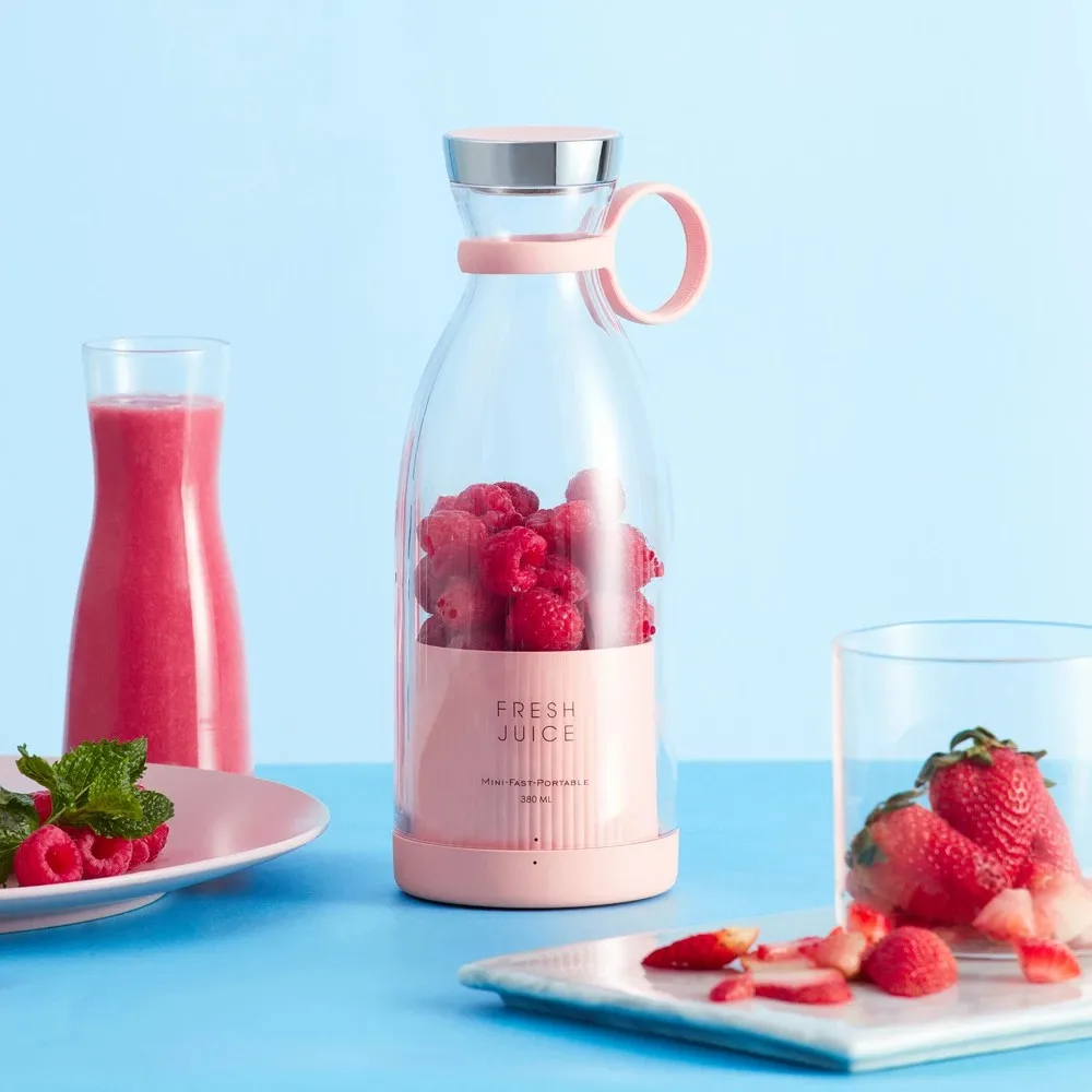 D2 Portable Water Bottle Electric Juicer Blender Usb Mini Fruit Mixers Juicers Food Milkshake Multifunction Juice Maker Machine