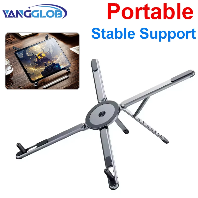 

Portable Aluminum Alloy tablets/phones/laptops For Mount Adjustable Flexible Mobile Stand