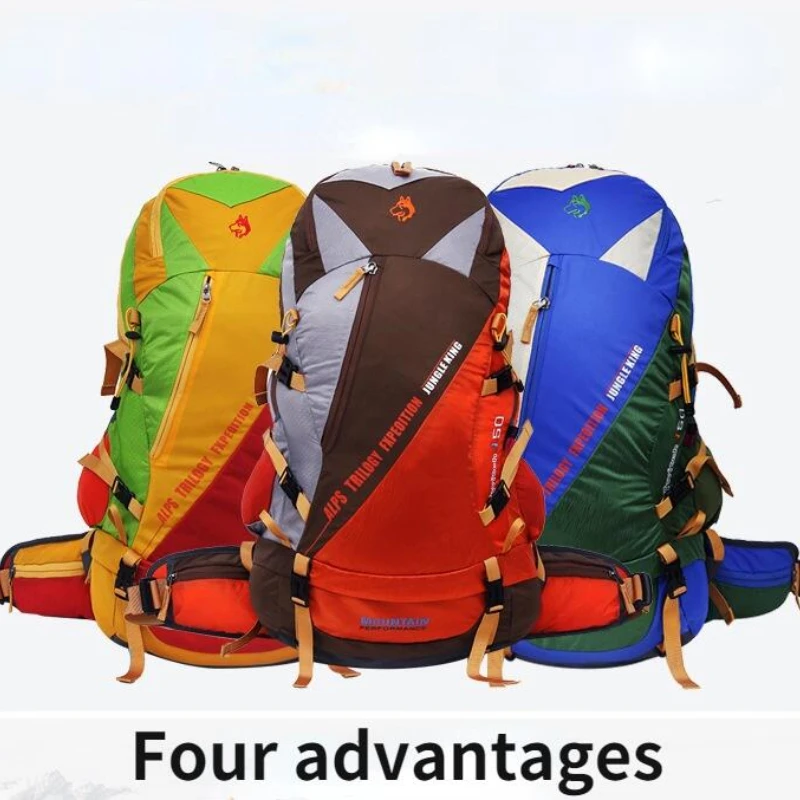 Imagem -02 - Selva Rei Mochila de Grande Capacidade Ultra Leve Dragon Hill Climbing Mochila Profissional de Montanhismo Esportes ao ar Livre 50l Cy1601