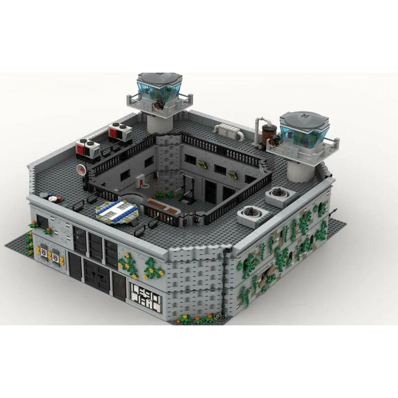 Maximum Security Prison Modular MOC Creative Street View Model Building Blocks Architecture Education Assembly Model Toys Gifts