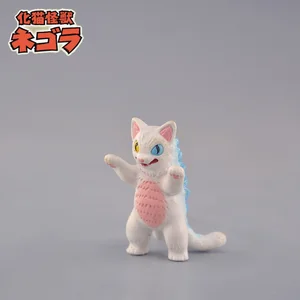 Catzilla نموذج الدمى الوحش القطط ، لعبة كبسولة Gashapon ، زخارف الطاولة ، اليابان السائبة الحقيقية أفضل 12 كبسولة مبيعا Gacha - No10