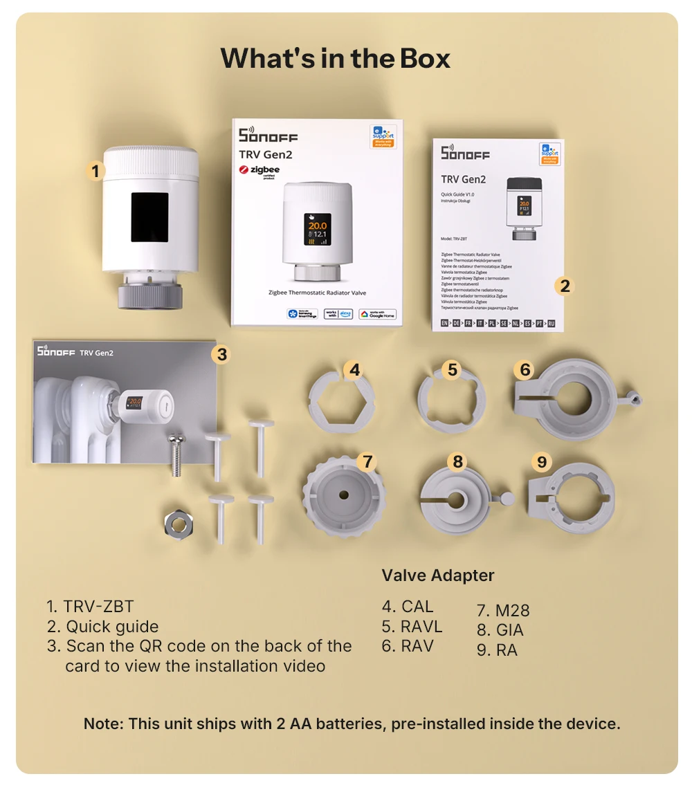 SONOFF TRV-ZBT Gen2 Zigbee Thermostatisches Heizkörperventil, Kompakter, Echtzeit-Temperatur, Präzise Temperaturregelung, Intelligente Zeitplanung – Detail 21