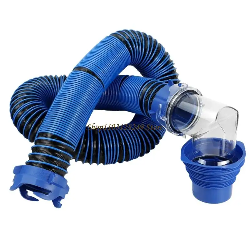 N5KD Waste Drain Hose with Rotating Fittings for Connection Positioning