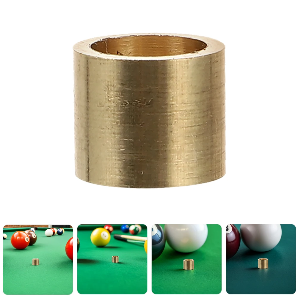 

12 Pcs Billiards Copper Hoop Accessories Snooker Pool Parts Mouth Cue Ferrule Repair Replacement Tips Stick Ferrules