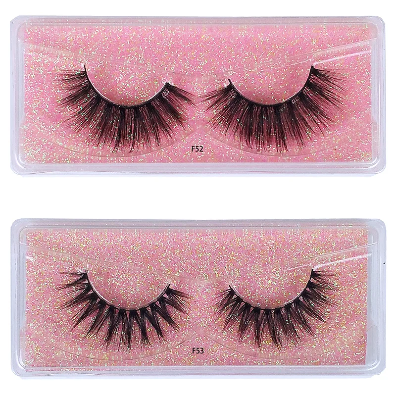 20 Pairs Natural 3D Faux Mink Lashes - Soft, Fluffy, and Thick False Eyelashes for a Natural and Glamorous Look - Eyes Makeup Se