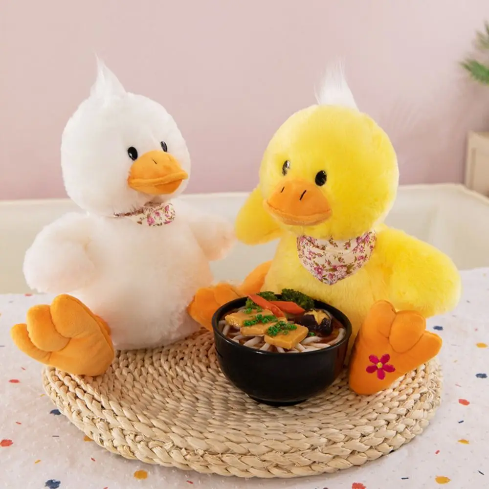 

Желтая утка, плюшевая игрушка, мягкая подушка, сидящие животные, плюшевый мультяшный домашний декор, мягкая кукла-пингвин, Рождественский подарок