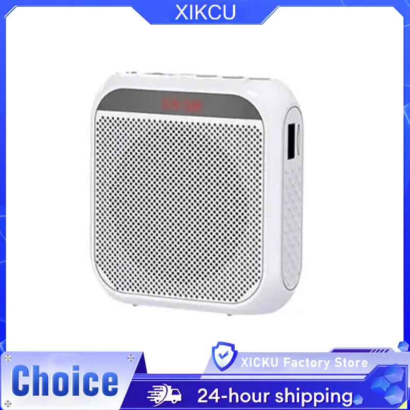 Portable Rechargeable Voice Amplifier Bluetooth Speaker with Mic for Teachers Tour Guides Class Meeting Outdoor Speech Daily Use