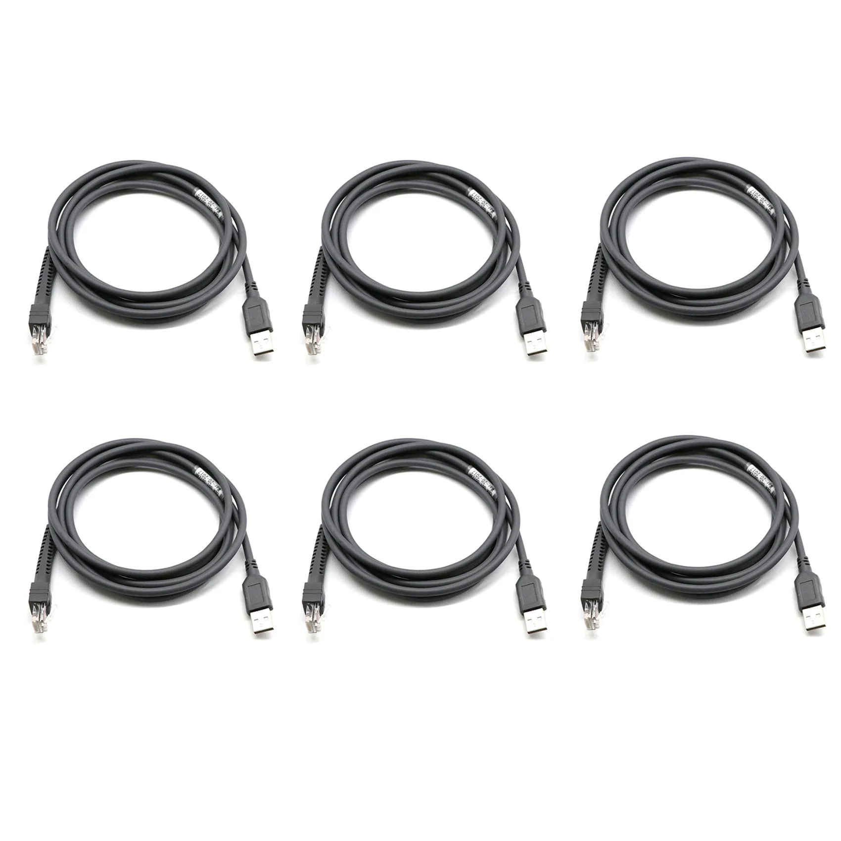 

6X Scanner Data Cable LS2208 AP LS4208 DS9208 Barcode Scanner USB Port Data Cable-PZZW