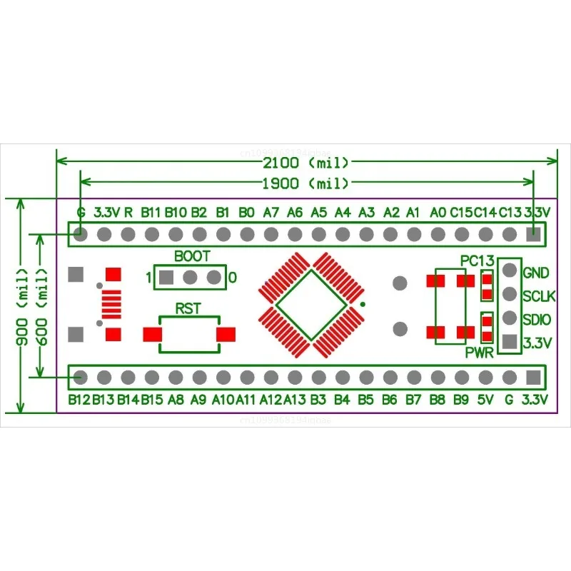 STM32L071CBT6 Core Board New Product STM32L071 Minimum System L071 Development Board Low Power Consumption in stock