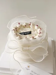 10m 3cm Wide Color Ribbon Happy Birthday Cake Toppers Birthday Party Cake Topper For Wedding Cake Dessert Decoration Baby Shower