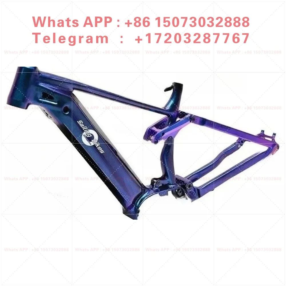 1000W Ebike Frame Full Suspension E Mtb 27.5/29 inch Electric Mid Drive Bikes Frame For Bafang M620 Motor