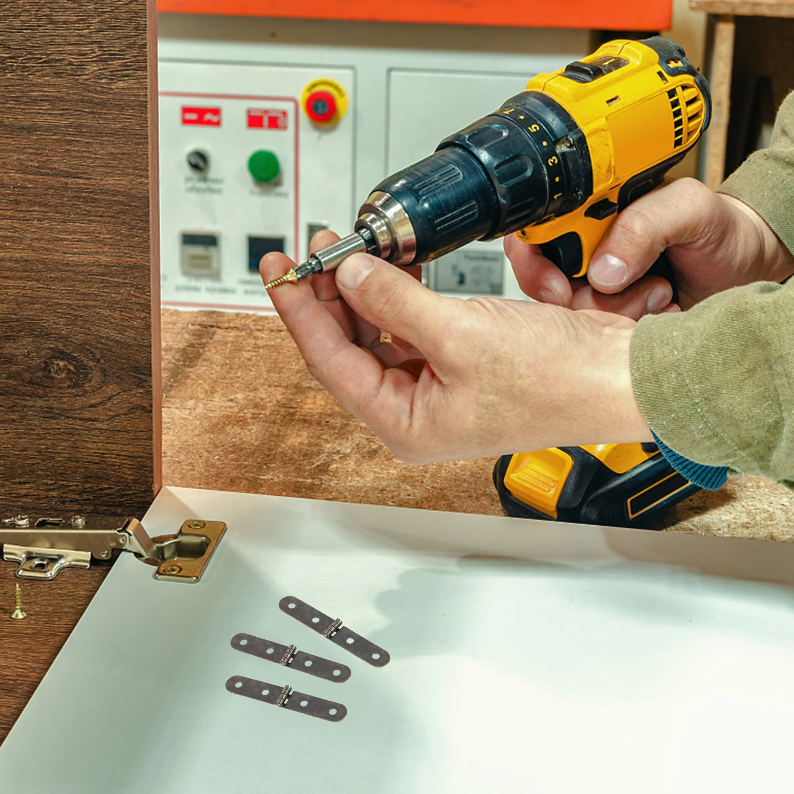 

1 set 1 Set Metal For Wooden Box Small Iron For Crafts Cabinet Doors Replacement Hinges Vintage Jewelry Box Hinges Decorative