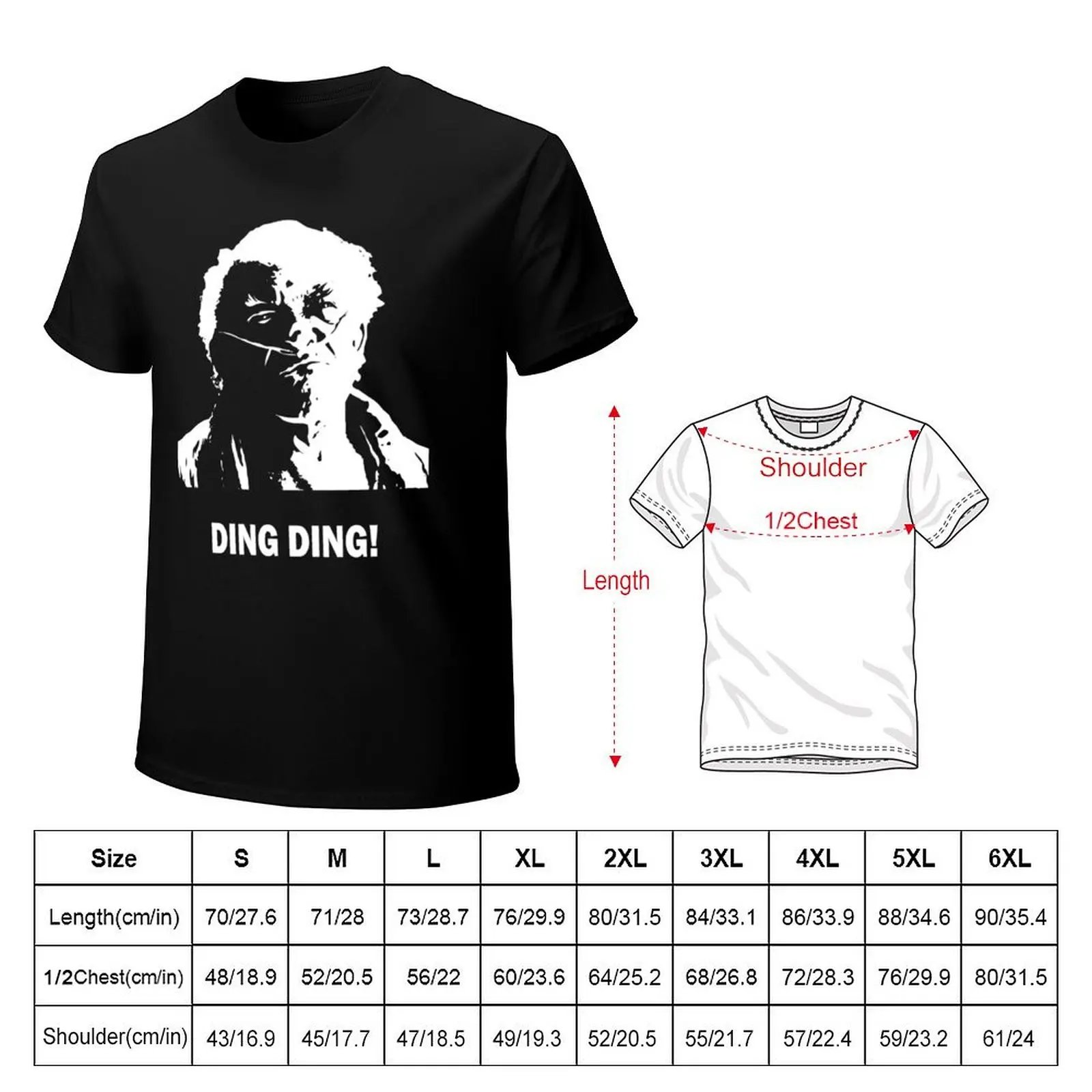 DING DING! T-Shirt Basic Simple Casual Short Sleeve Tee