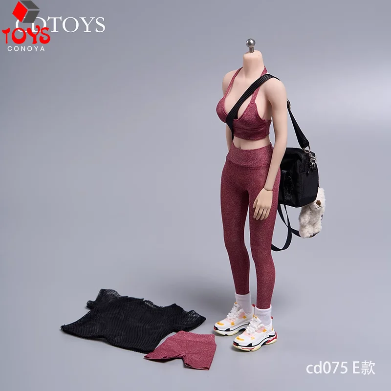 cdtoys cd075 1/6 Skala Yoga Anzug Sport Tragen Kleidung Modell Fit 12'' Weibliche Soldat Action Figur Körper Puppen