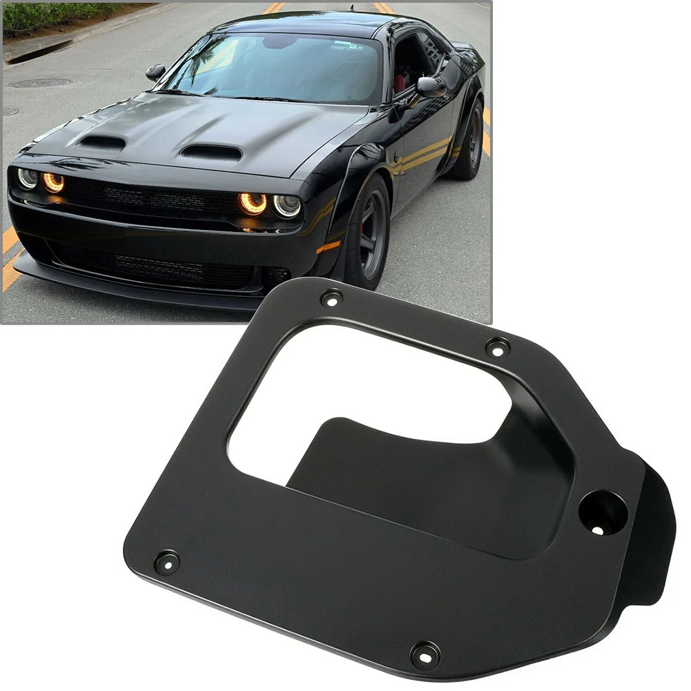 Car ABS Hood Air Intlet Bezel Cover 68378082AB For 2019-2020 Dodge Challenger Red Eye with logo