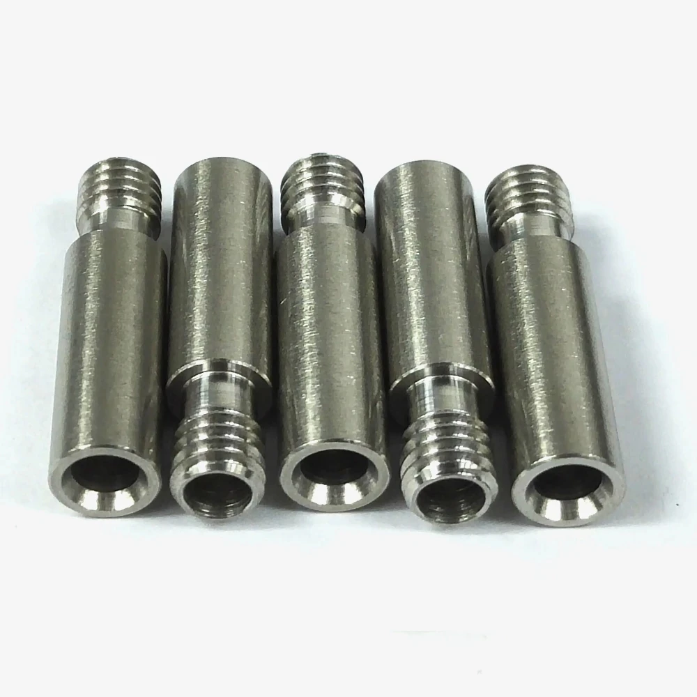 5PCS/Lot Updated FLSUN Original SR Heatbreak Throat Tube Super Racer Hotend Heat Break 3D Printer Part 1.75mm Material