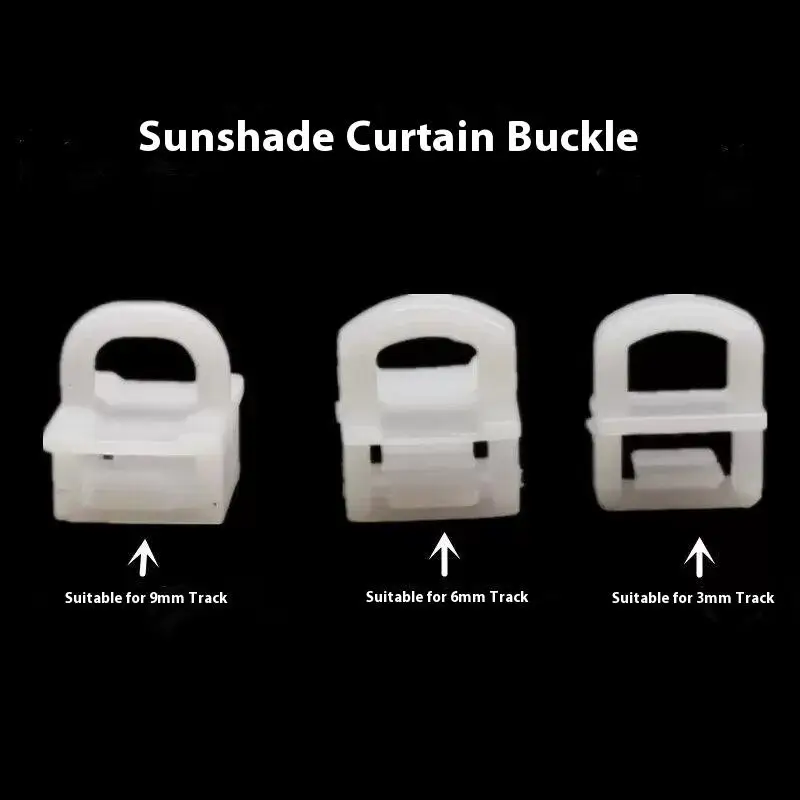 20Pcs Car DIY Accessories 3mm 6mm 9mm For  Truck Curtain Slider FH FE FM Automotive Plastic Fastener Clip