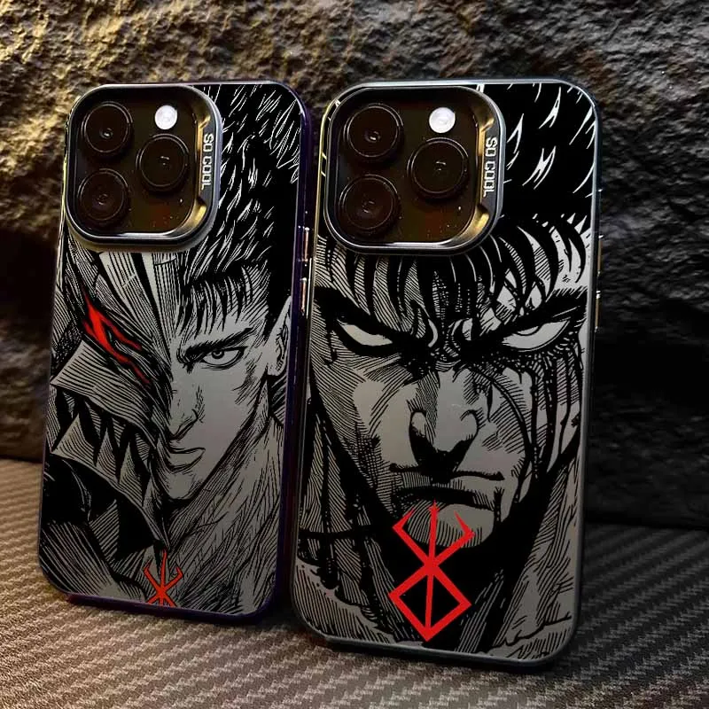Berserk Fantasy Anime Handyhülle für Xiaomi 15T 14 14T 13 13T 12 12T 11 Pro POCO X7 X6 X5 X3 F8 F7 F6 NFC – Bunte Silikon-Handyhülle