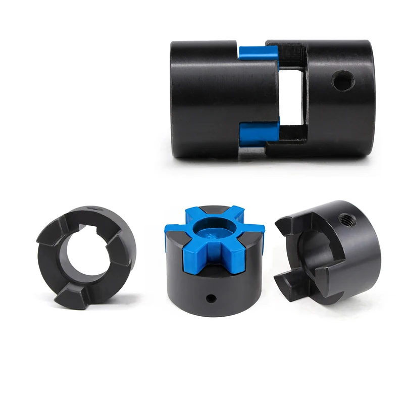 L-type Three-jaw Star Shaped Coupling L070 Bore 8mm 10mm 12mm 14mm 15mm 16mm 17mm 18mm 19mm 20mm OD 35mm for Servo Motor