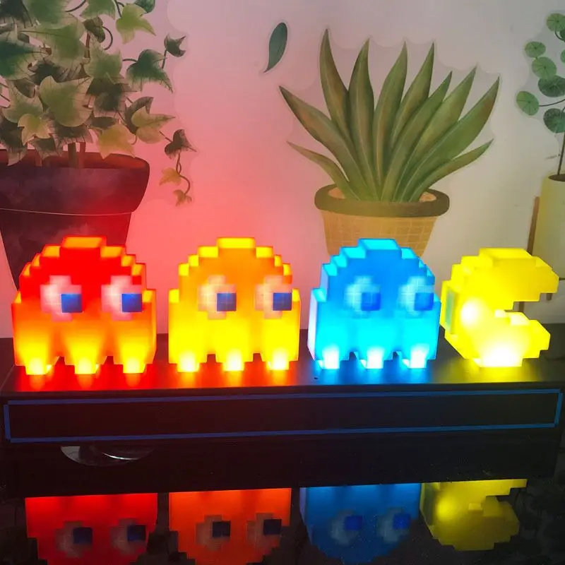 LED Question Mark Night Light Super Mario Bros Games Toy Children Night Light Bedroom Table Lamp USB Charging Kids Birthday Gift