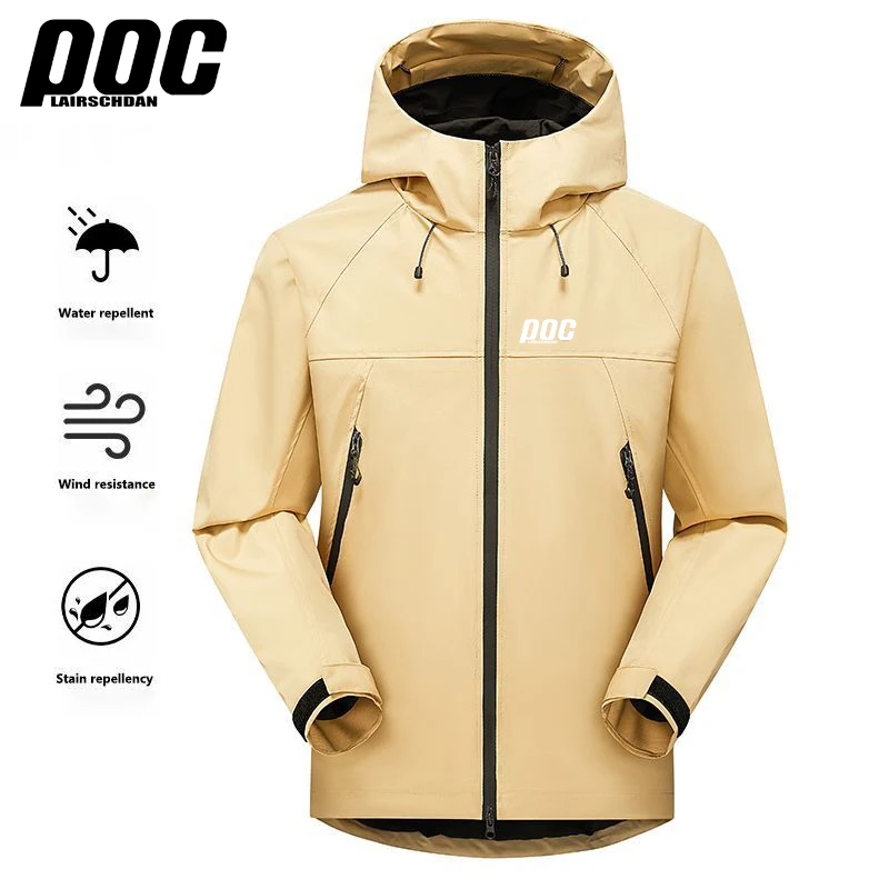 LairschDan POC-Chaqueta de ciclismo a prueba de viento para hombre, ropa para bicicleta de montaña, abrigo para bicicleta de montaña, Impermeable, primavera y otoño